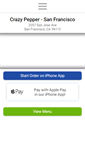Mobile Screenshot of crazypepperchinese.com